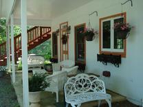 Tack Room Suite Porch at the Barn