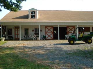 Stay in our barn.  Stay in our Hay Loft Suite. 